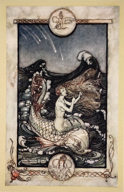 To Hear the Sea-Maids Music, Illustration from 